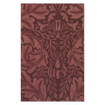 Dark Red Acanthus Blätter (von William Morris)