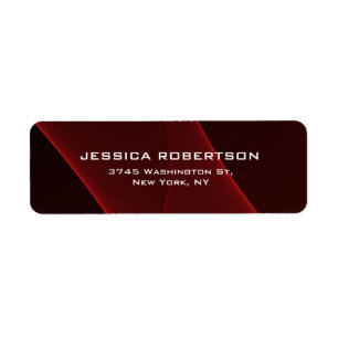 Dark Red Brown Schlicht Elegant Modernes Trendy