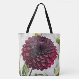 Dark Red Dahlia Bloom Floral