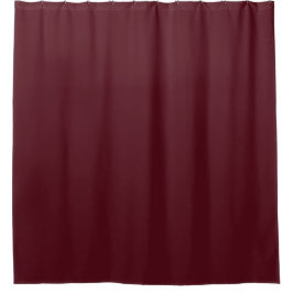 Dark Red Maroon Burgundy Solid Color Duschvorhang