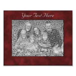 Dark Red mottles Design Your Foto Template