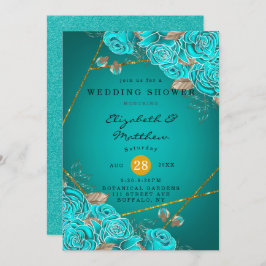 Dark Red Orange Polterabend Einladung