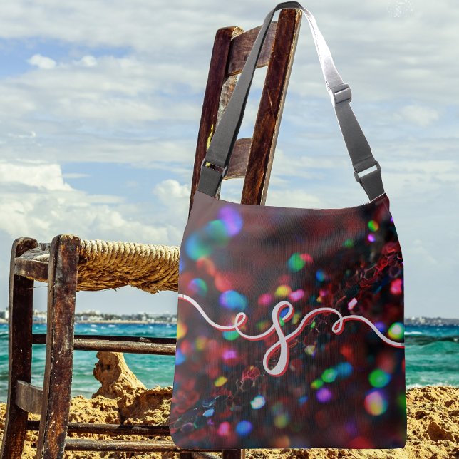 Dark Red Sparkling Tragetaschen Mit Langen Trägern (Von Creator hochgeladen)