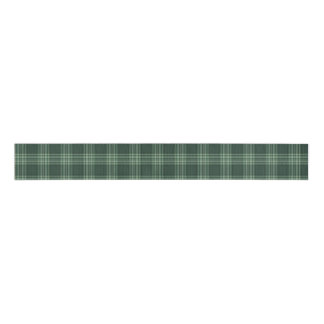 Dark Red Tartan Plaid Ripsband