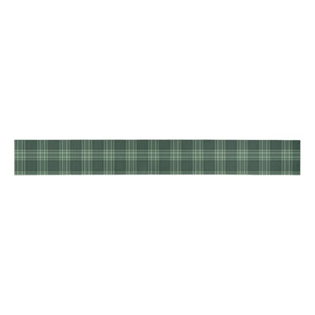 Dark Red Tartan Plaid Ripsband (Vorderseite)