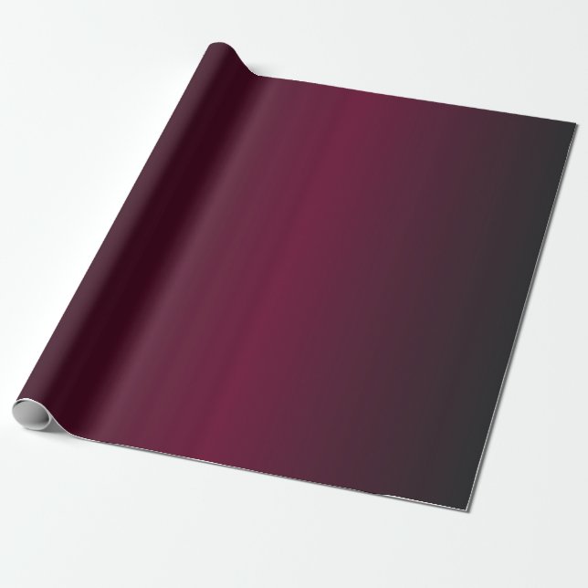 Dark Red to Black Ombre Pattern Geschenkpapier (Ungerollt)