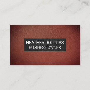 Dark Red Vignette Leather Hintergrund Visitenkarte