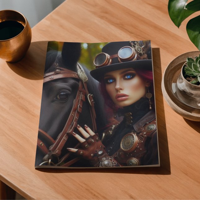Dark Rider Steampunk Viktorianisch Lady Decoupage Seidenpapier (Von Creator hochgeladen)