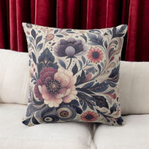 Dark Romance Boho Wasserfarbe Blumenfrühling Somme