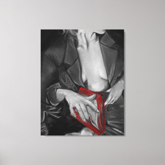 Dark Romance Buch Lover Canvas Print Leinwanddruck