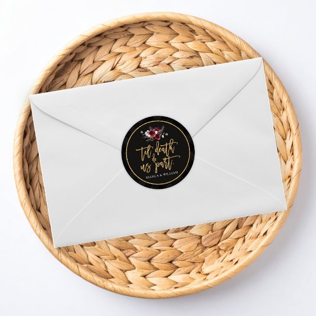 Dark Romance Gothic Wedding Sticker (Von Creator hochgeladen)