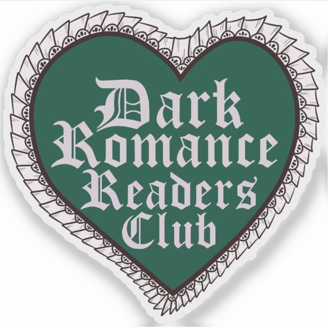 Dark Romance Leserclub Aufkleber (Vorderseite)