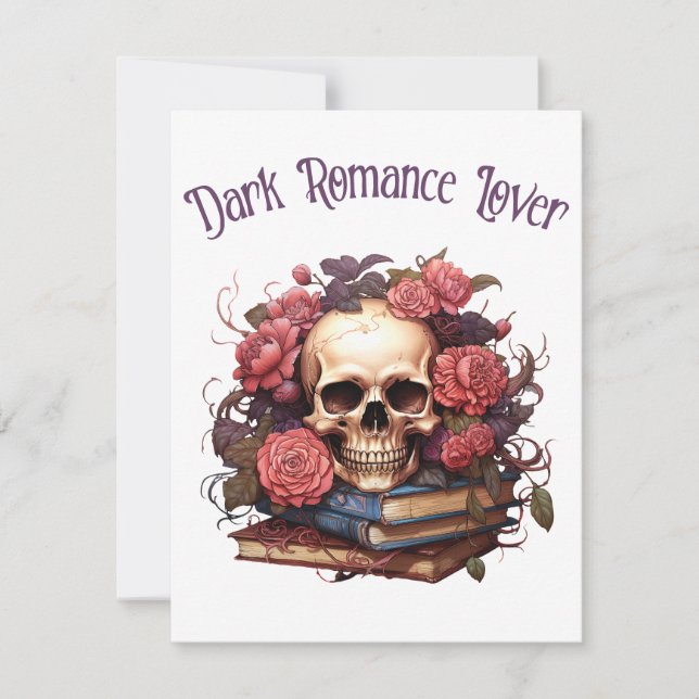Dark Romance Lover Mitteilungskarte (Vorderseite)