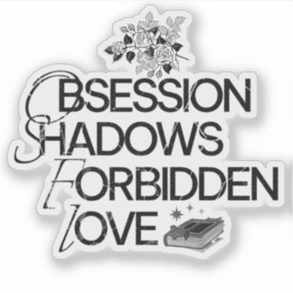 Dark Romance Reader Aufkleber