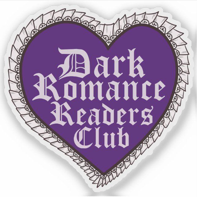 Dark Romance Readers Club Aufkleber (Vorderseite)