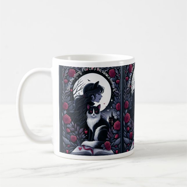 Dark Romance : Sie ist der Sturm Kaffeetasse (Links)