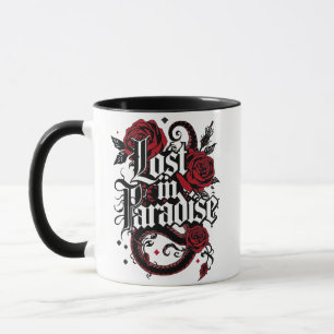 Dark Romance Tattoo Style Zitat Tasse
