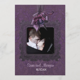 Dark Romance Wedding Einladung