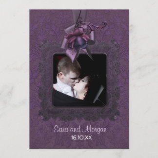 Dark Romance Wedding Einladung