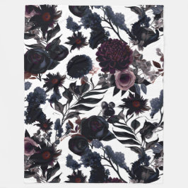 "Dark Romance Wildblume Fleecedecke