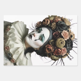 Dark Romantic Gothic Design Geschenkpapier Set