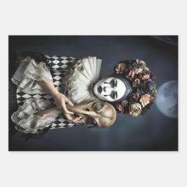 Dark Romantic Gothic Design Geschenkpapier Set