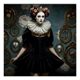Dark Romantic Gothic Design Poster