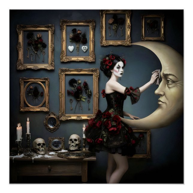 Dark Romantic Gothic Design Poster (Vorderseite)