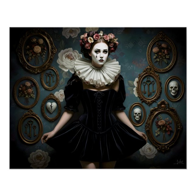 Dark Romantic Gothic Design Poster (Vorderseite)