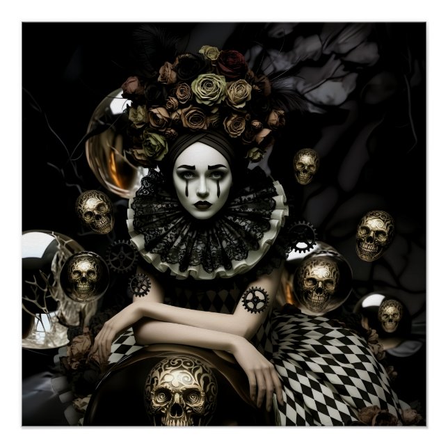 Dark Romantic Gothic Design Poster (Vorderseite)