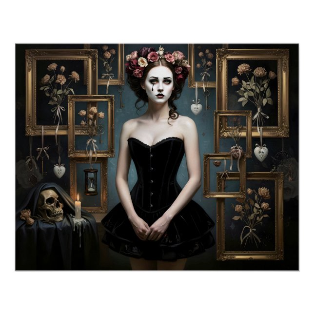 Dark Romantic Gothic Design Poster (Vorderseite)