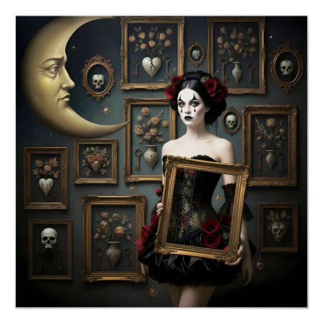 Dark Romantic Gothic Design Poster (Vorderseite)