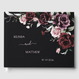 Dark Romantic Roses | Wedding Gästebuch