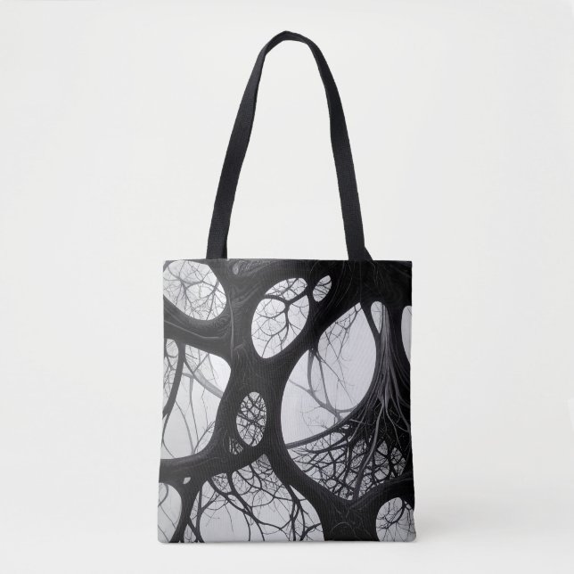 Dark Root Muster Tote Bag (Vorderseite)