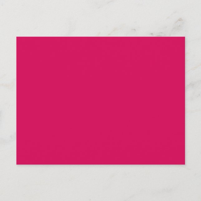 DARK ROSE PINK (Vollfarbe) ~ Postkarte (Vorderseite)