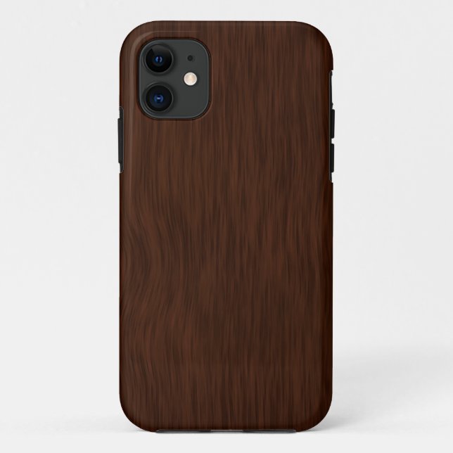 Dark Rough Wood Grain Background Case-Mate iPhone Hülle (Rückseite)
