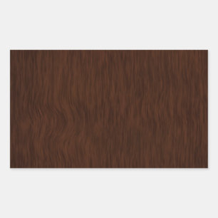 Dark Rough Wood Grain Background Rechteckiger Aufkleber