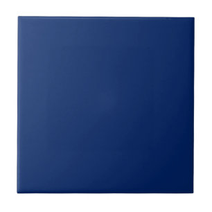 Dark Royal Blue Solid Color Tile Fliese