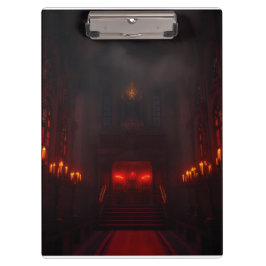 Dark Royal Halloween Gothic Design Klemmbrett