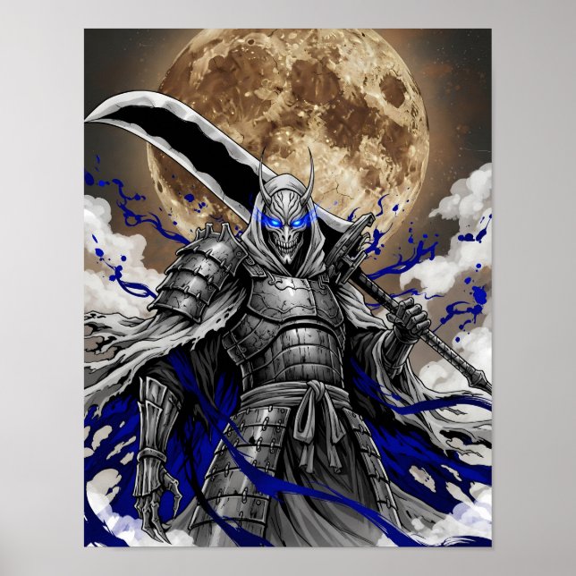 Dark Samurai Demon Warrior Poster (Vorne)