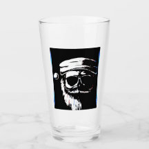 Dark Santa Beer Glass