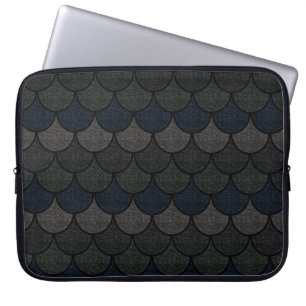 Dark Scalloped Dragon Scuster Laptopschutzhülle