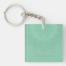 "Dark Sea Green" Mandala
