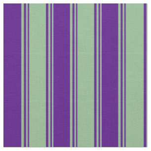 Dark Sea Green und Indigo Lines Muster Stoff