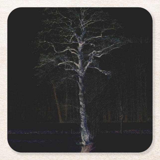 Dark Side 3 Küstenercnm Rechteckiger Pappuntersetzer (Vorderseite)