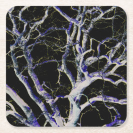 Dark Side 5 Küstenercnm Rechteckiger Pappuntersetzer