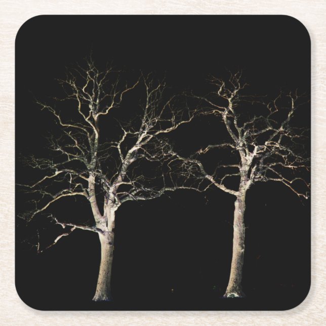 Dark Side 9 Coaster Rechteckiger Pappuntersetzer (Vorderseite)