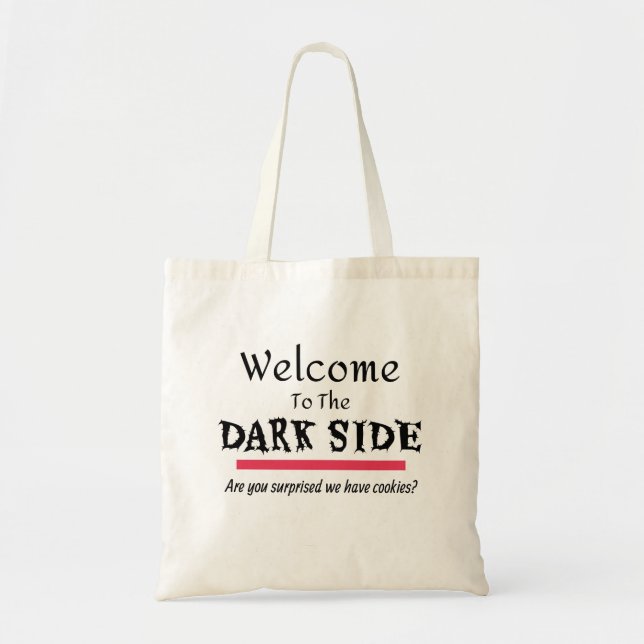 Dark Side Funny Novelty Tragetasche (Vorne)