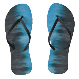 Dark Smudge-Gefärbte Krawatte Flip Flops