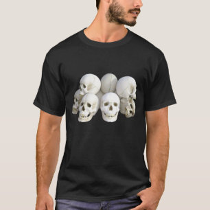 Dark-T - Shirt für Männer/realistische Skulls